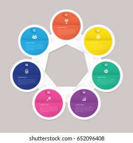 8 Partition Color Gradient Chart Origami Stock Vector (Royalty Free ...