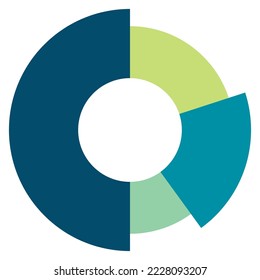 circle infographic template,colorful circle diagram vector illustration.