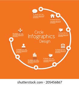 Circle Infographics Design
