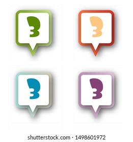 Circle infographics. Template for diagram, graph, presentation and chart. Vector illustration with 3