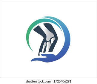 circle the joints hand care logo design inspiration
