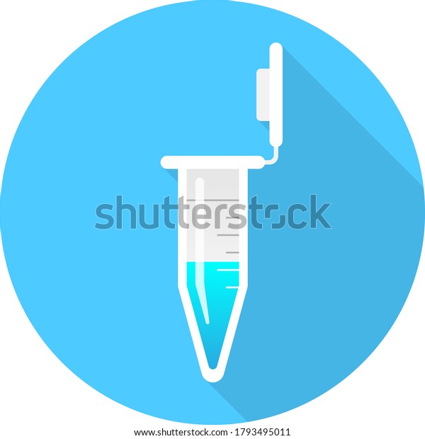 Circle Laboratory Equipment Cartoon Vector Conical Stock Vector ...