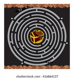 Circle Labyrinth Game