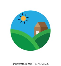 Circle Landscap Logo Design