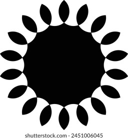 círculo, hoja, diseño, planta, naturaleza, verde, Vector, orgánico, ecología, natural, elemento, primavera, eco, medio ambiente, fondo, forma, ilustración, gráfico, verano, aislado, signo, icono, símbolo, templa