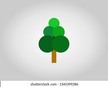 the circle leaf tree can use for icon