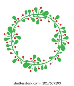 circle leaves frame
