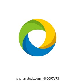 Circle Lens Colorful Logo Template Illustration Design. Vector EPS 10.