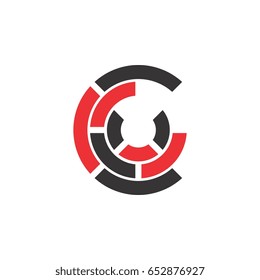 circle letter c and u logo