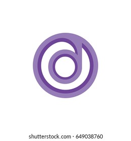 circle letter d logo