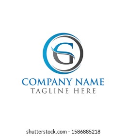 Circle Letter G Logo With Creative Modern Business Typography Vector Template. Creative Abstract Letter G Logo Vector. G Logo Design.