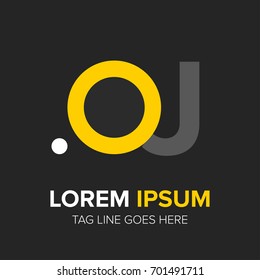 circle letter J logo. J letter design vector, icon, symbol with circle