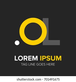 circle letter L logo. L letter design vector, icon, symbol with circle