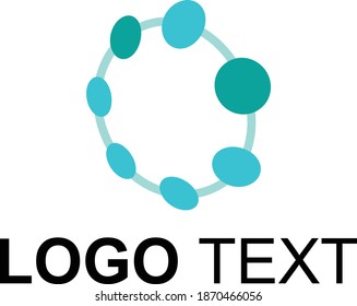 Circle Letter Logo. Circle Letter Design Vector with Circle.