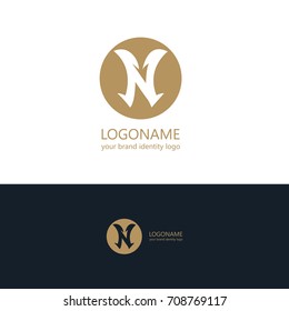 circle letter N logo