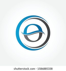 Circle Letter O Logo With Creative Modern Business Typography Vector Template. Creative Abstract Letter O Logo Vector. O Logo Design.
