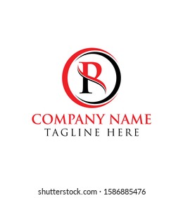 Circle Letter R Logo With Creative Modern Business Typography Vector Template. Creative Abstract Letter R Logo Vector. R Logo Design.