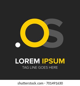 circle letter S logo. S letter design vector, icon, symbol with circle