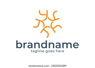 Buchstabenkreis y, digitales Logo, Beraterlogo 