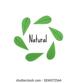 Circle lief with a Natural title