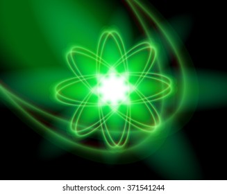 The circle of light. Glowing rays. The glowing comet. Design Elements for Your Projects. Vector illustration.