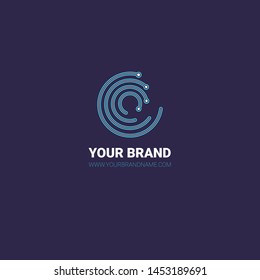 circle like o logo icon design template elements