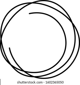 circle line  line art icon 
