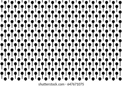 circle line black and white modern vector clean simple editable pattern