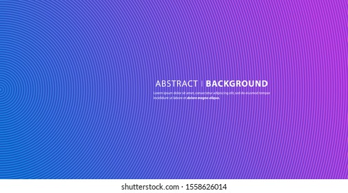 Circle line colorful halftone gradients background. Round for design elements in concept of technology, science or modern. Eps10 vector