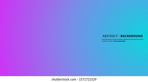 Circle line colorful halftone gradients background. Round for design elements in concept of technology, science or modern. Eps10 vector