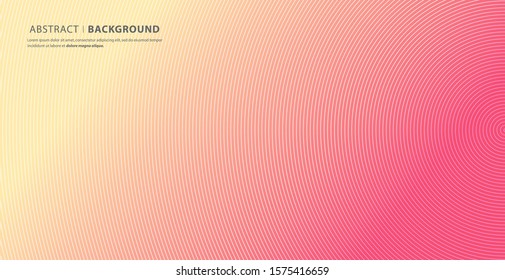 Circle line colorful halftone gradients background. Round for design elements in concept of technology, science or modern. Eps10 vector