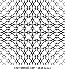 The circle line design. It's seamless, pattern and background. Black and white in geometry vector illustration. 