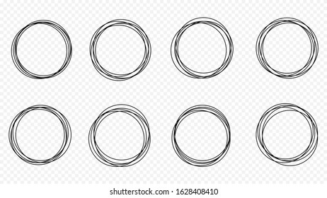 Circle line for design, vector.