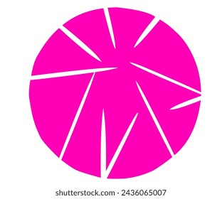 Circle line drawing pattern.  Circles crossed with lines.  Decorative elements.  Closed lines in a ball.  Striped circular geometric figures.  Abstract shape.  Isometric shape.  Isolated vector illust