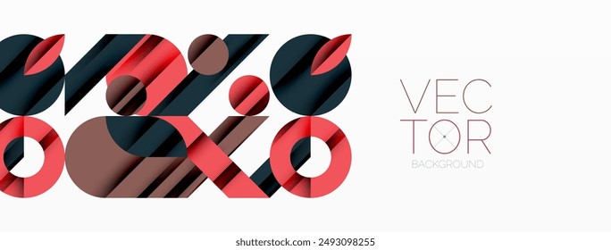 Fondo geométrico de círculo y línea. Formas redondas con líneas diagonales para Fondo de pantalla, Anuncio, fondo o aterrizaje