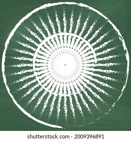 Diseño de vectores de iconos de línea circular blanco. Círculo dibujado a mano. Icono de vector simple. Icono de la línea circular de dibujos animados. Círculo de dibujo, esbozo vectorial. Dibuja una imagen en la pizarra.