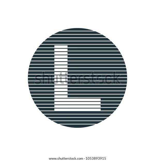 Circle Line Letter Stock Vector (Royalty Free) 1053893915 | Shutterstock