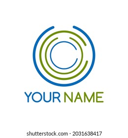 Circle line for logo design concept. Very suitable in various business purposes, also for icon, symbol and many more.