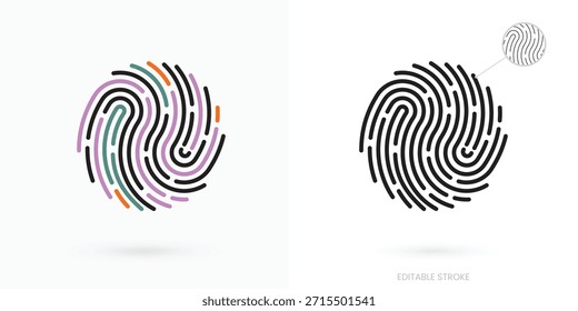 Círculo Línea Icono de logotipo Símbolo Abstracto Gente global Comunicación social o movimiento empresarial Red de la comunidad para mujeres Niños Adolescente Audiencia