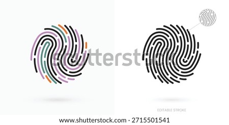 circle line logo icon symbol abstract global people social communication or business movement networking community for woman children teenager audience