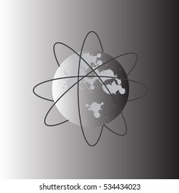 Circle with a line rotation