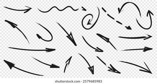 Circle line sketch and arrow icon in hand drawn style. Circular scribble doodle vector illustration on isolated background. Pencil or pen bubble sign business concept.