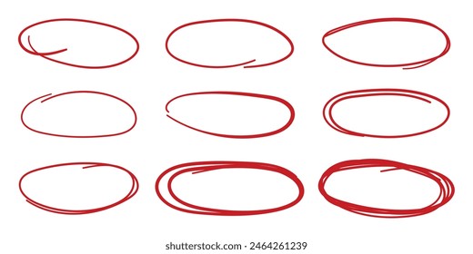 Circle line sketch icon in hand drawn style. Circular scribble doodle vector illustration on isolated background. Pencil or pen bubble sign business concept.