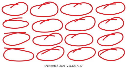 Circle line sketch icon in hand drawn style. Circular scribble doodle vector illustration on isolated background. Pencil or pen bubble sign business concept.