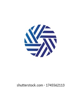 circle lines logo, symbol, circle lines icon