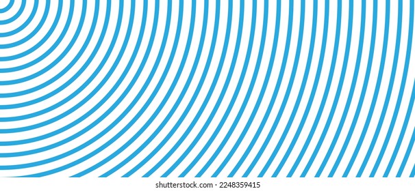 Circle lines pattern on white background. Circle lines pattern for backdrop, brochure, wallpaper template. Realistic lines with repeat circles texture. Simple geometric background, vector illustration