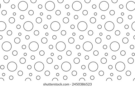 Patrón de líneas circulares sin fisuras. Minimalista elegante