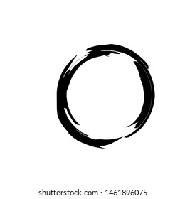 Circle lines sketch. Round vector illustration