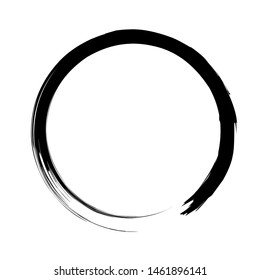 Circle lines sketch. Round vector illustration
