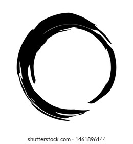 Circle lines sketch. Round vector illustration